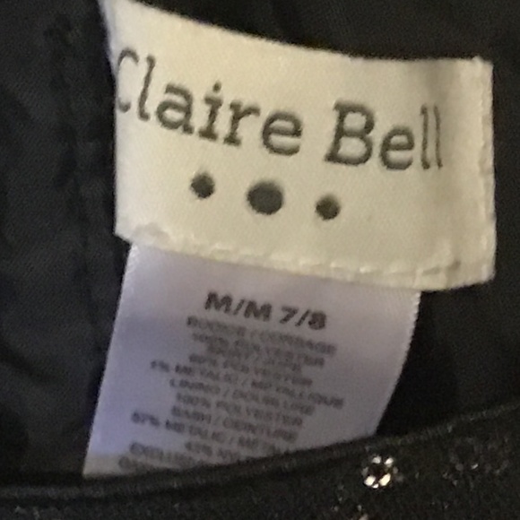 Claire bell gold and bland sleeveless dress - Picture 2 of 2